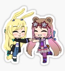 ShadowBuni and cocobear Sticker