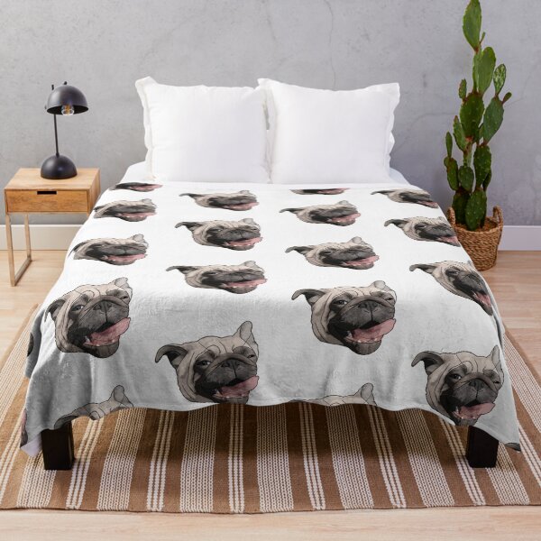 Item preview, Smiling Pug designed and sold by MOKA META.