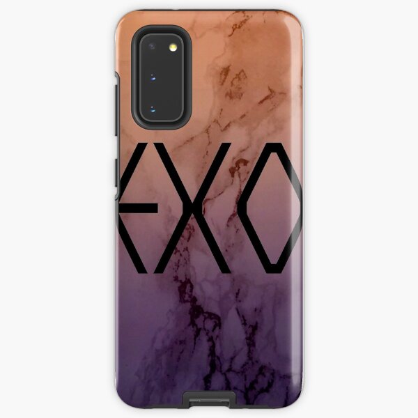 Exo logo reverse ombré marble Samsung Galaxy Tough Case