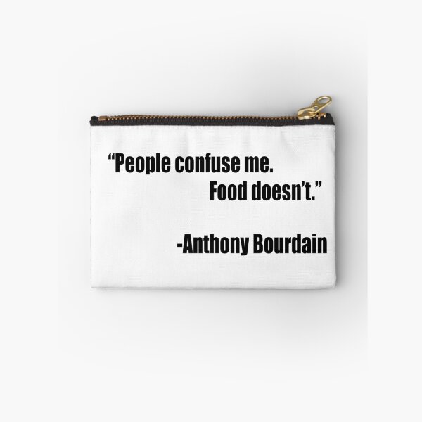 Item preview, Anthony Bourdain Quote designed and sold by YesChef.