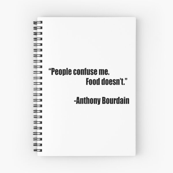 Item preview, Anthony Bourdain Quote designed and sold by YesChef.