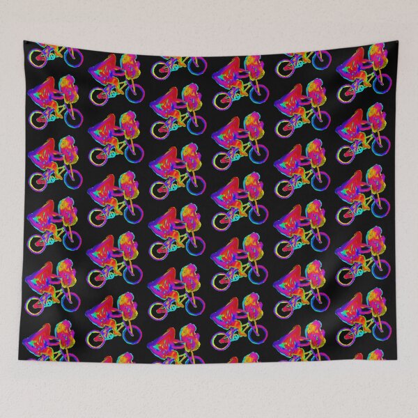 Item preview, Psychedelic Elliot and ET bicycle designed and sold by TheBoyTeacher.