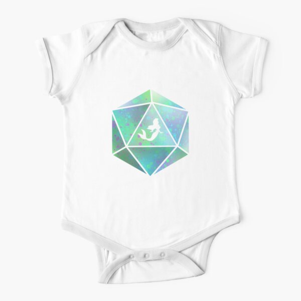 Gaming Mermaid Short Sleeve Baby One Piece Redbubble - roblox little leah plays best looking mermaid in the world