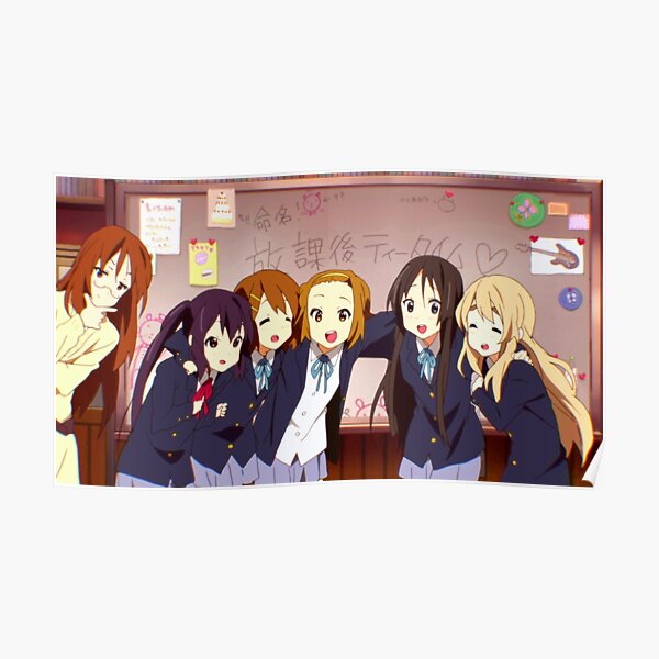 K-on (hora del té Ho-kago y Sawa-chan) Póster