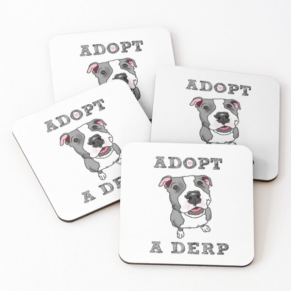 Item preview, Adopt a Derp, Derpy Pit Bull, Adopt Don't Shop, Pit Bull Mom, Rescue Pit Bull  designed and sold by Furkid Studio.