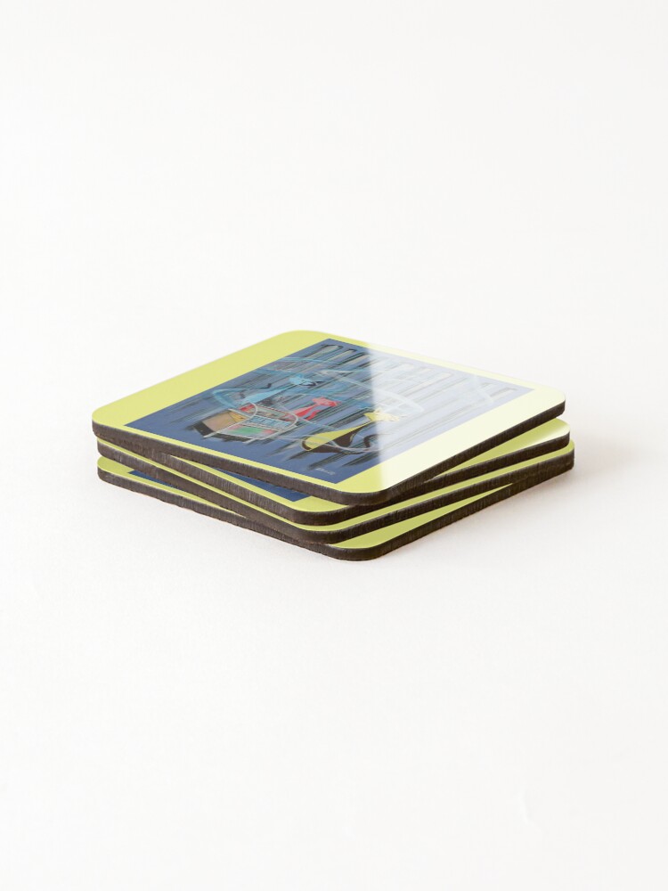 Thumbnail 4 of 5, Coasters (Set of 4), The Listeners designed and sold by RillyDeeZy.