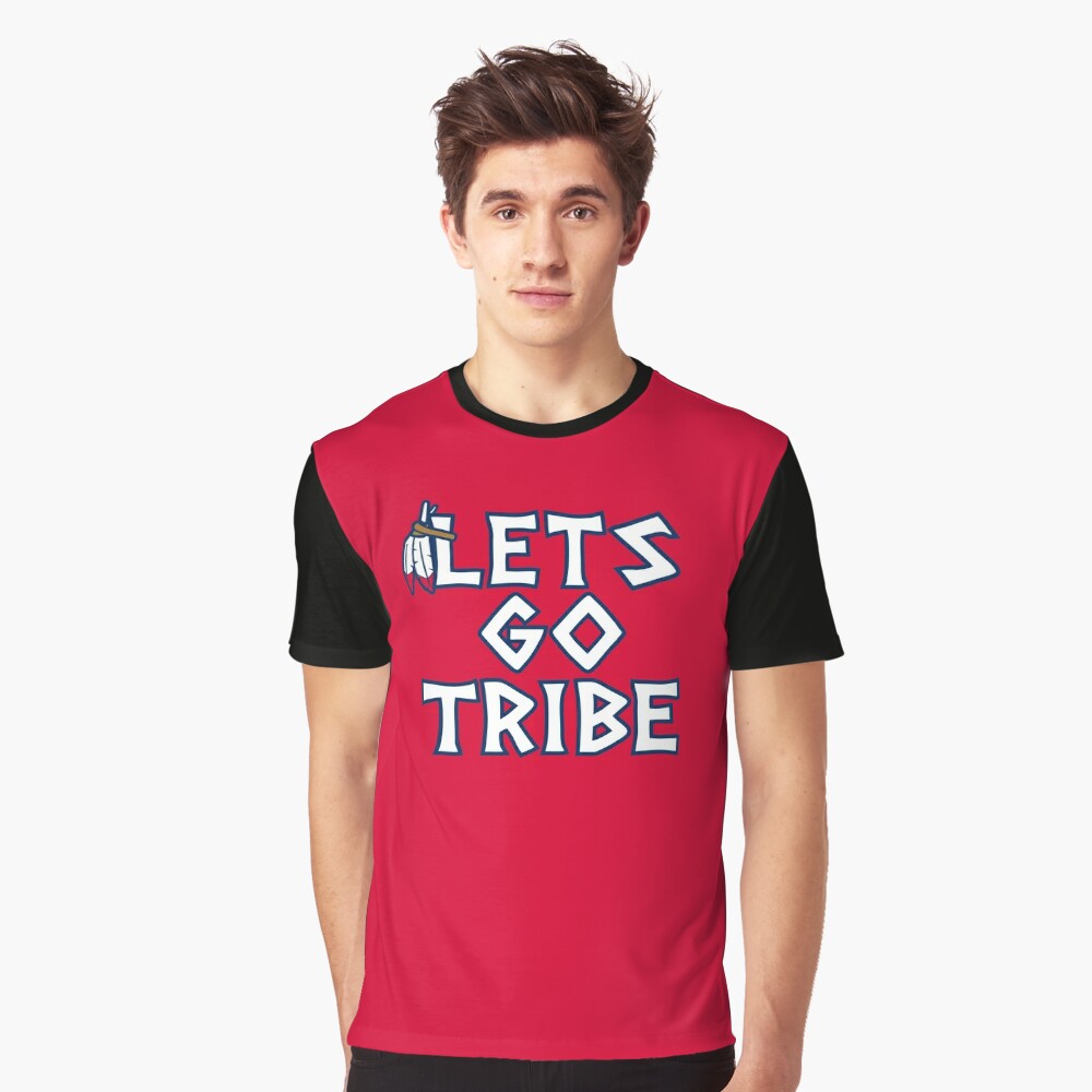 Lets Go Tribe - Red T-Shirt indian vintage retro baseball indians