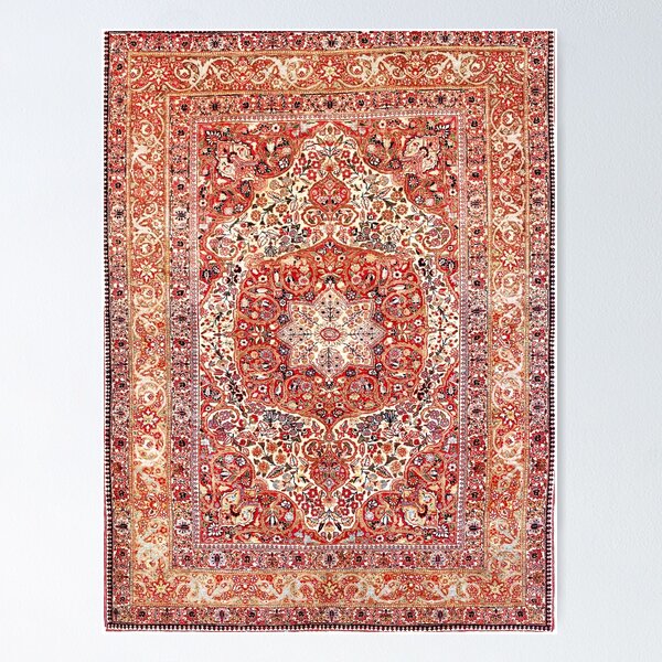 Item preview, Tabriz Azerbaijan Northwest Persian Rug Print designed and sold by Vicky Brago-Mitchell®.