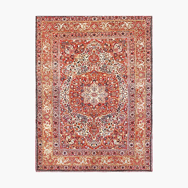 Item preview, Tabriz Azerbaijan Northwest Persian Rug Print designed and sold by Vicky Brago-Mitchell®.