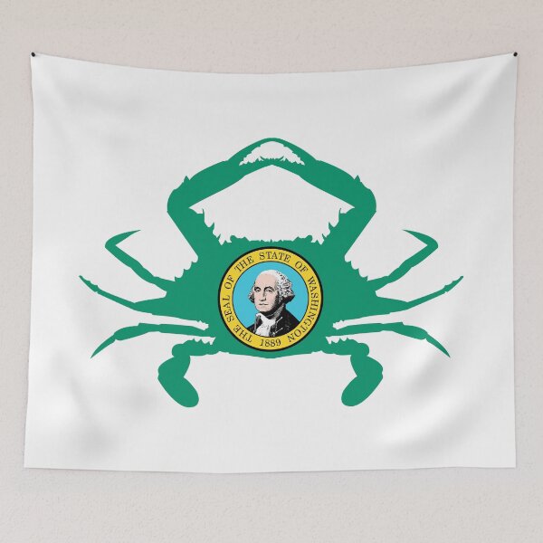 Aperçu de l'œuvre Washington Crab créée et vendue par wickedcartoons.