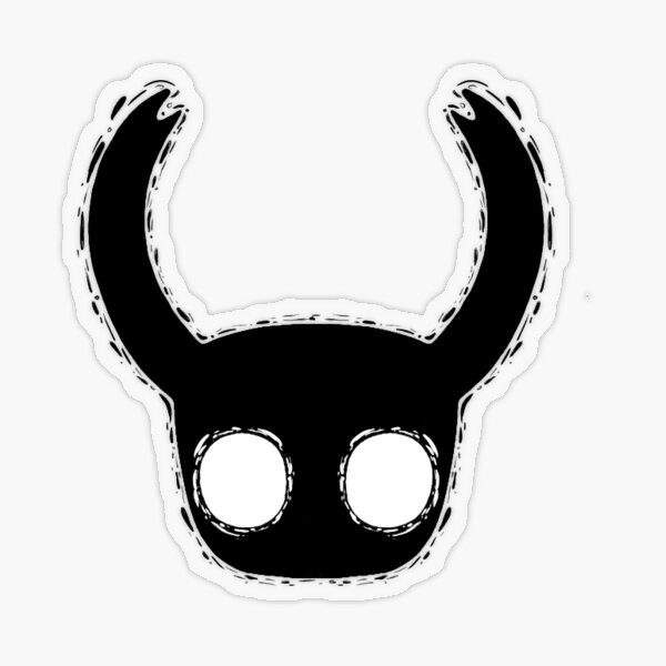Hollow Knight Shade Head Transparent Sticker