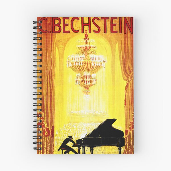 Item preview, PIANO Maker C BECHSTEIN Germany Concert Hall Advertisement Vintage designed and sold by retroposters.