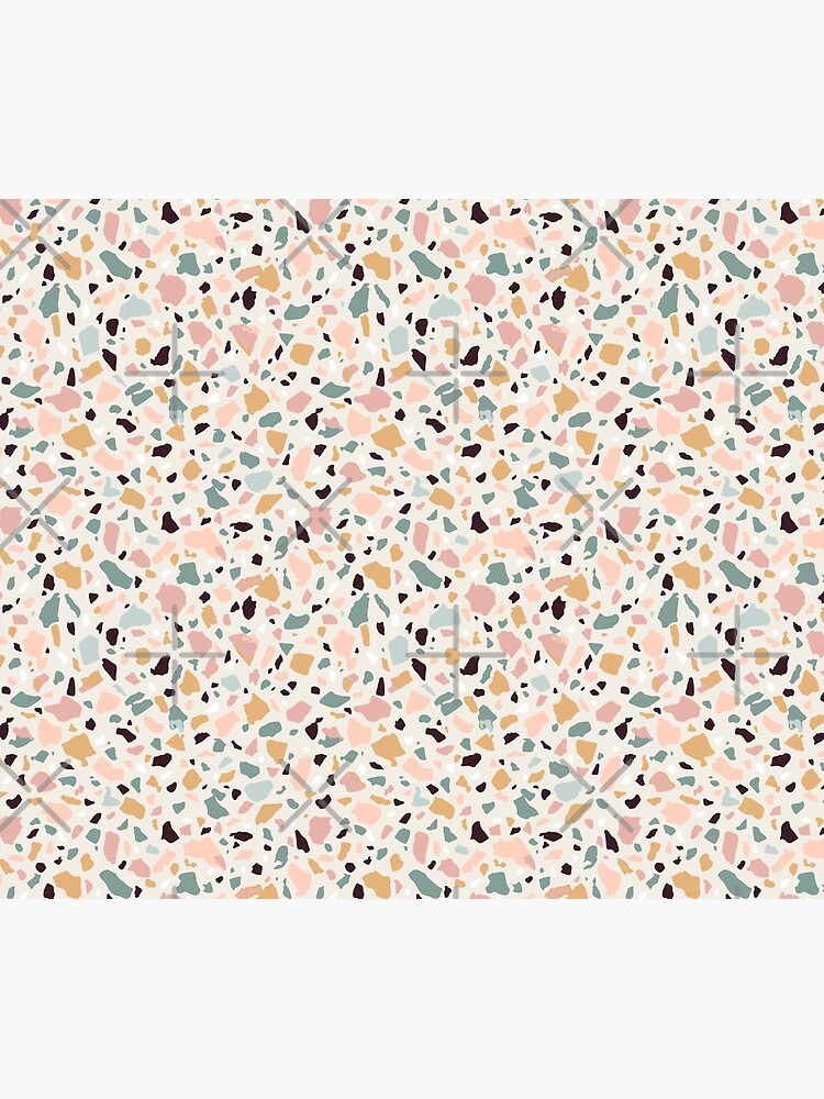 Pink Pastel Terrazzo by nadyanadya