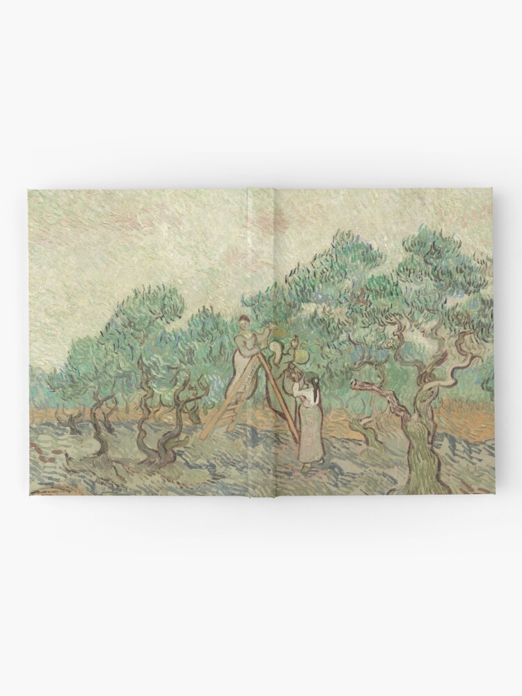 Alternate view of The Olive Orchard by Vincent van Gogh - Classic Art Hardcover Journal