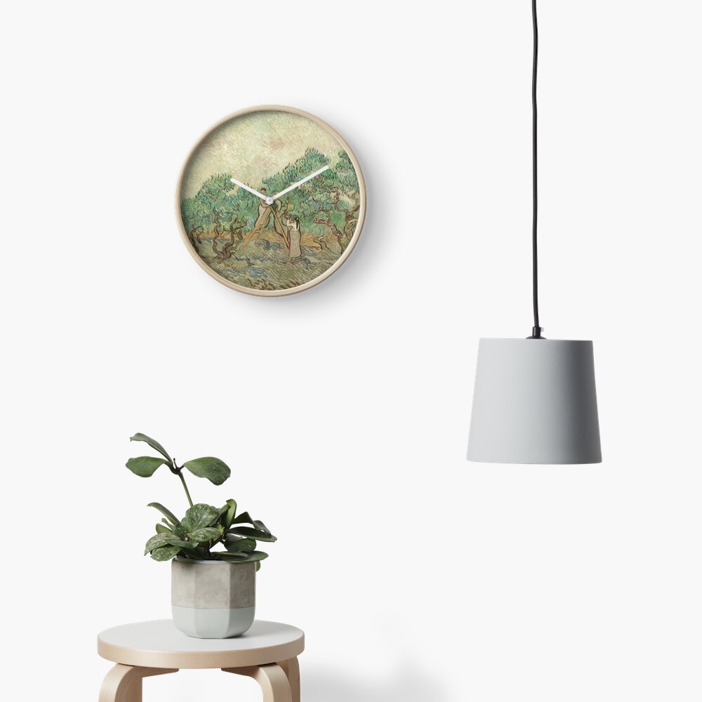 The Olive Orchard by Vincent van Gogh - Classic Art Clock