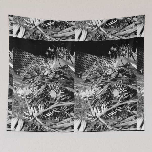 Item preview, Black and White Flower bed designed and sold by LeighsDesigns.