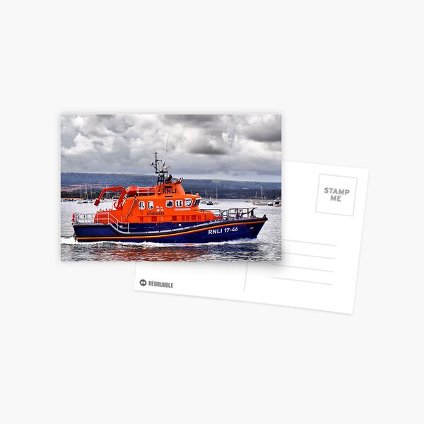 Girvan Lifeboat Postcard