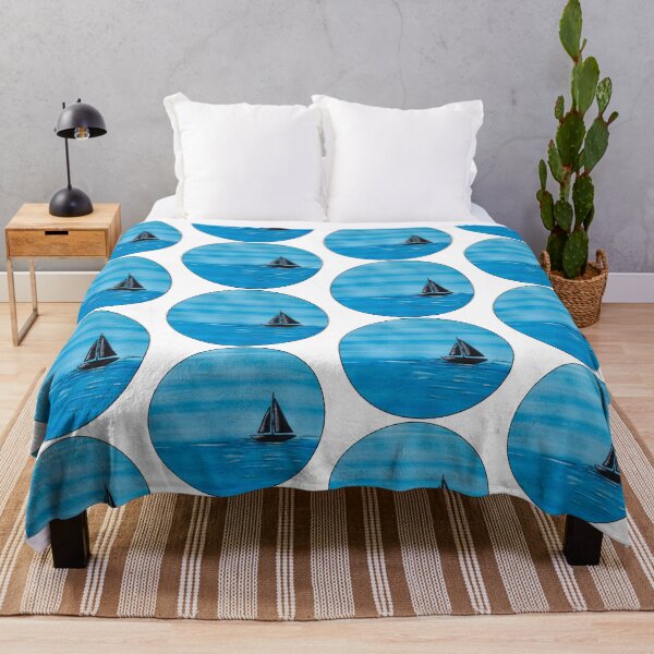 Item preview, Sail boat on the ocean designed and sold by LeighsDesigns.