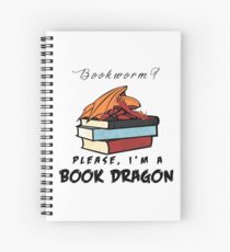 Cuaderno de espiral ¿Ratón de biblioteca? Por favor, soy un dragón de libros.