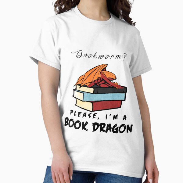 Artikel-Vorschau von Bücherwurm? Bitte, ich bin ein Buchdrache., designt und verkauft von kbhend9715.