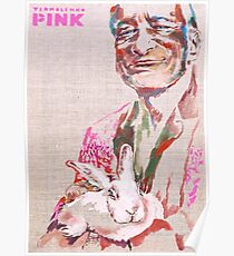 HUGH HEFNER & RABBIT Poster