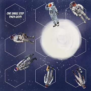 Artwork thumbnail, Evolution of Spacesuits Apollo 11 by Hodgepodge Bricolage