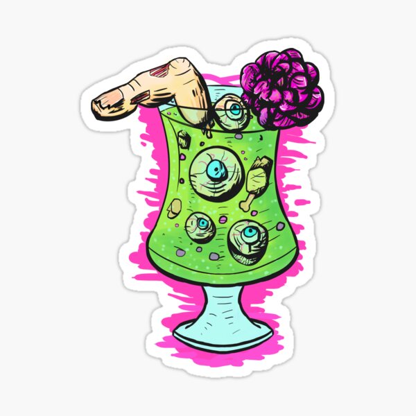 Zombie Cocktail Sticker