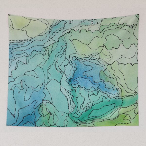 Item preview, Ocean Abstract designed and sold by Holly Fisher.
