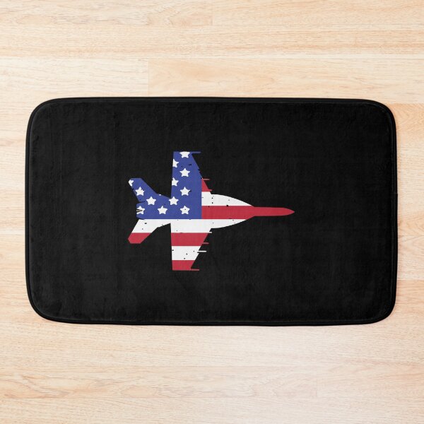 Item preview, Patriotic American Flag F/A-18 Super Hornet designed and sold by Gold Wings Tees.