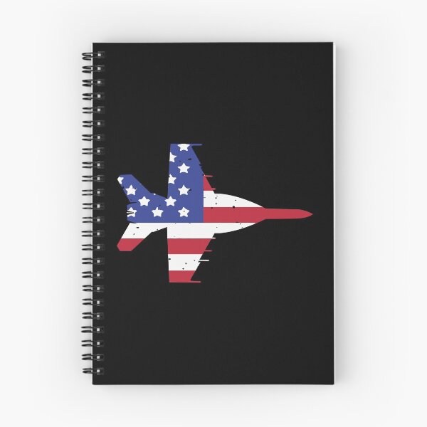Aperçu de l'œuvre Drapeau patriotique américain F/A-18 Super Hornet créée et vendue par Gold Wings Tees.