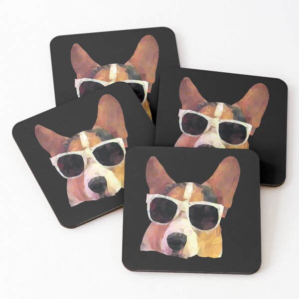 Item preview, Corgi polygonal art designed and sold by HIMMLAM.