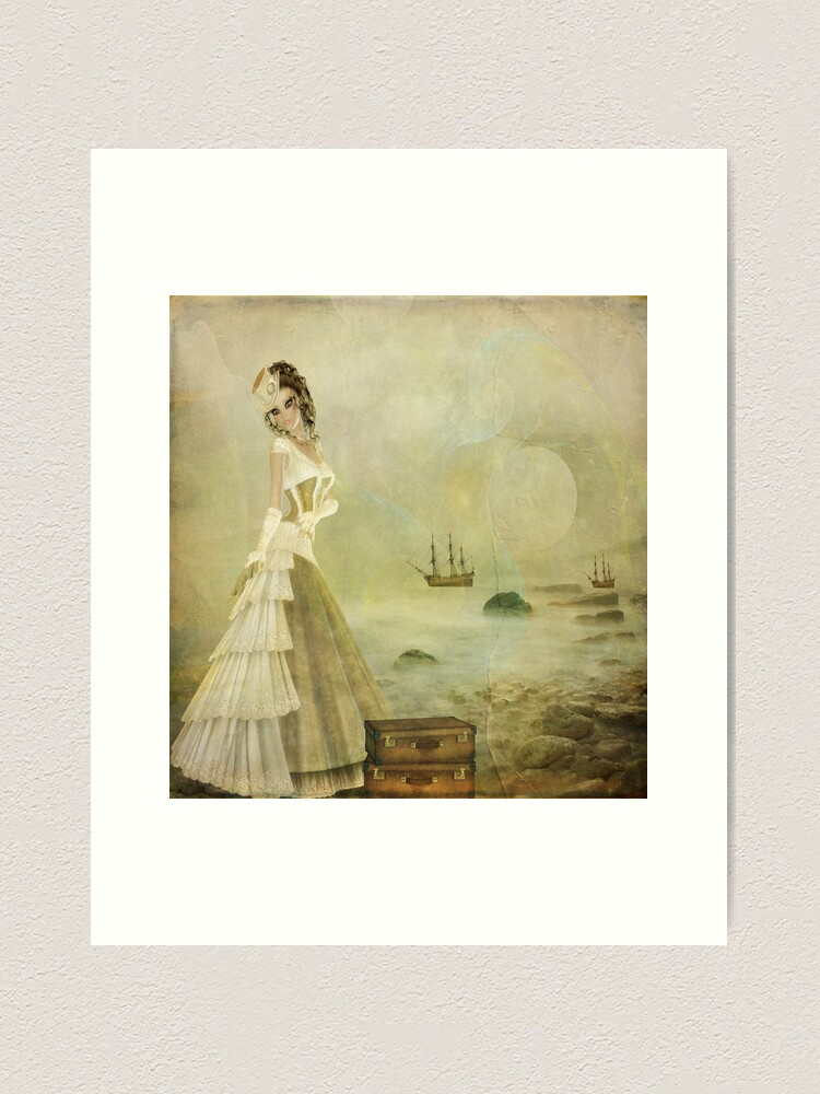 Thumbnail 1 of 3, Art Print, Sailing Away designed and sold by idnurse41.