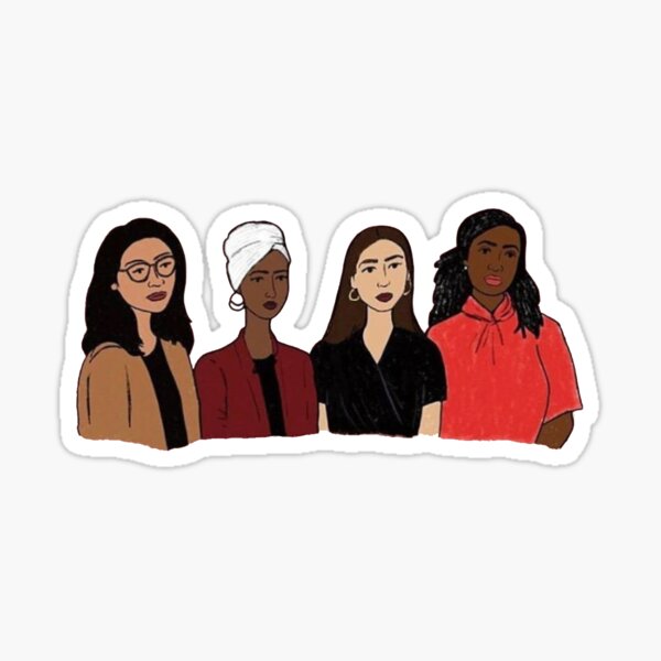 Feminist Squad Goals - AOC Sticker