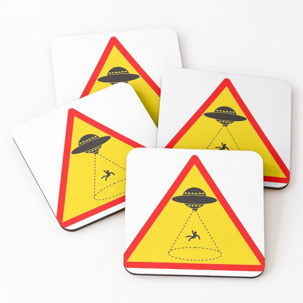 Item preview, Area 51 Alien Abduction Road Sign designed and sold by VinyLab.