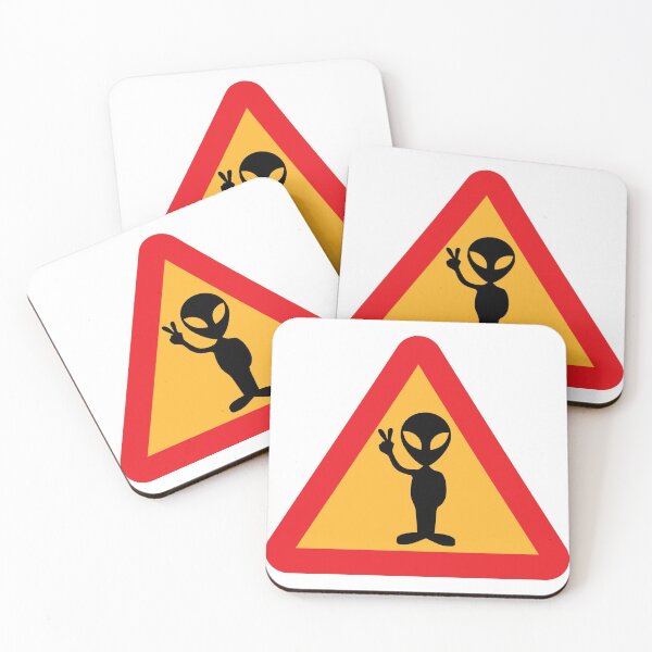 Item preview,  Area 51 Alien Abduction Road Sign designed and sold by VinyLab.