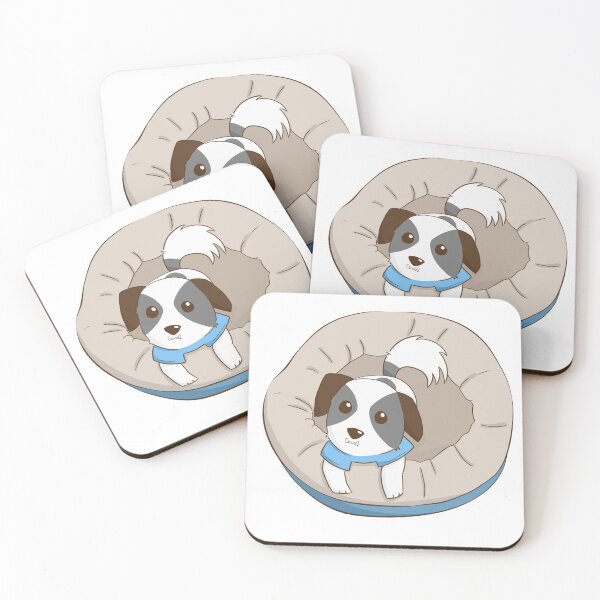 Item preview, Puppy in Bed designed and sold by MySunflower.