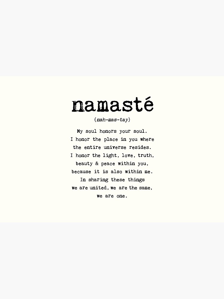 Namaste. by wolfandbird