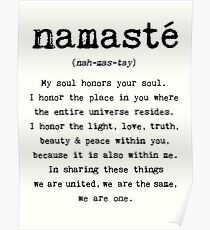 Namaste. Poster
