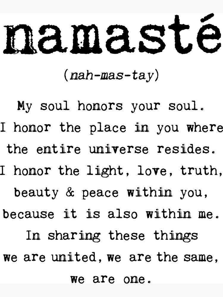 Namaste. by wolfandbird