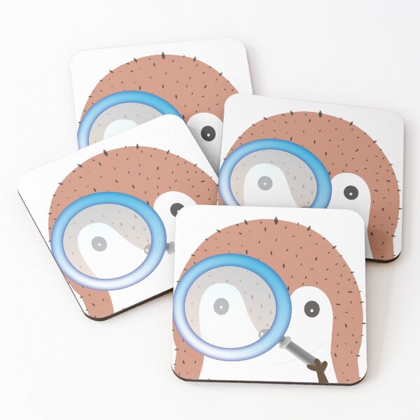 Item preview, Hedgehog with Magnifier designed and sold by Julia2Julia.