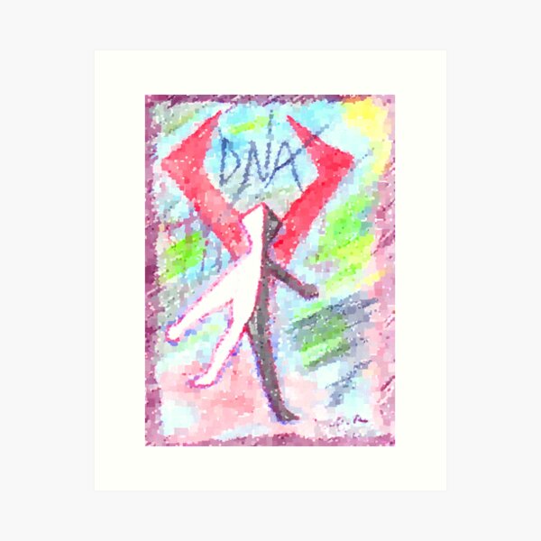 DNA Art Print