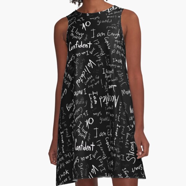 Self love and affirmation A-Line Dress