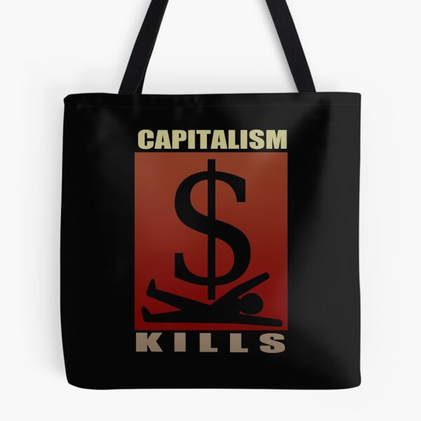 Item preview, Capitalism Kills  designed and sold by SimplyNun.