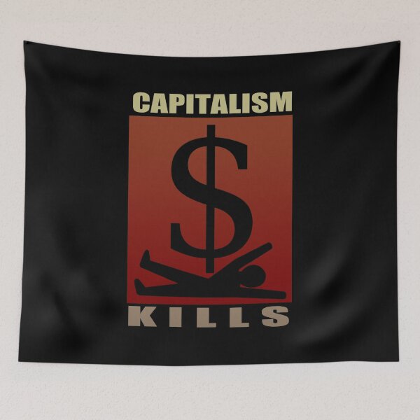Item preview, Capitalism Kills  designed and sold by SimplyNun.
