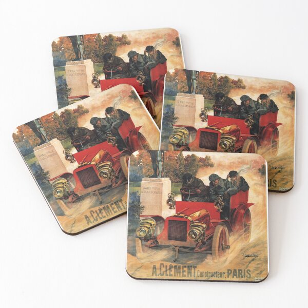 Item preview, French Automobiles Bayard Racing Advertisement Vintage Car designed and sold by retroposters.