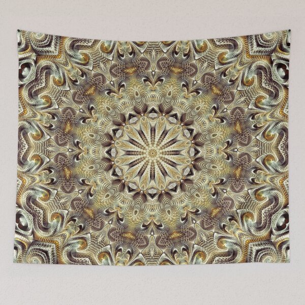 Aperçu de l'œuvre Fleur de vie mandala (flux et reflets) créée et vendue par Mandala Of Life.