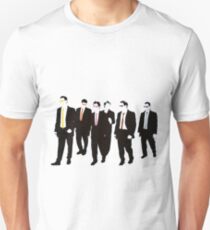 Reservoir Dogs with colored ties and glasses Unisex T-Shirt