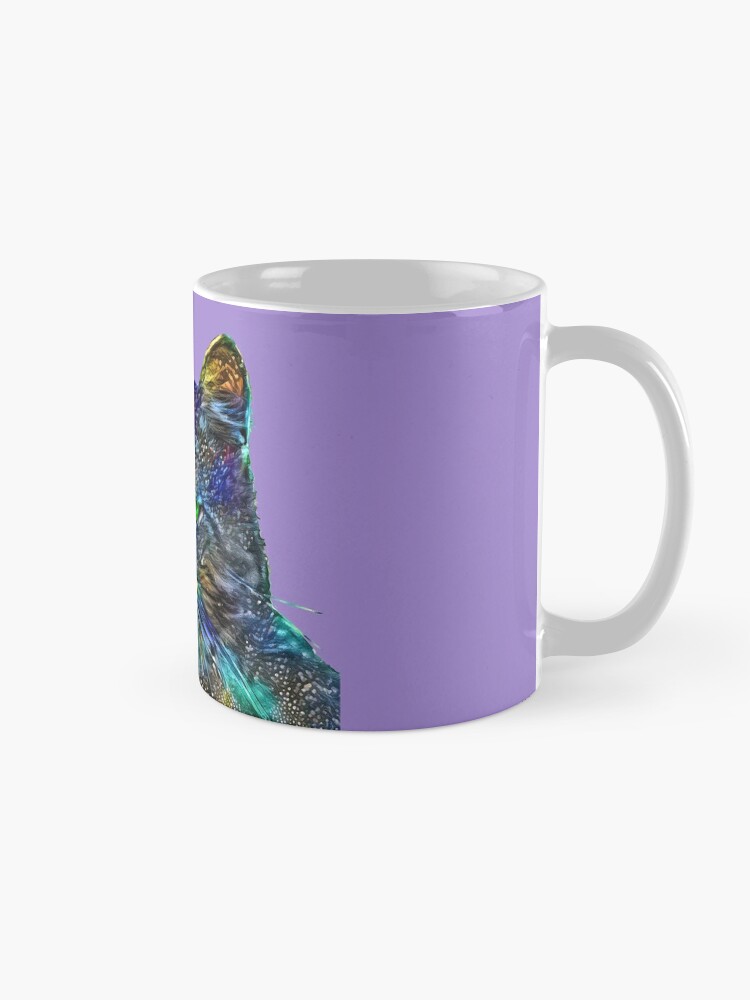 Alternate view of Artificial neural style Starry night wild cat Coffee Mug