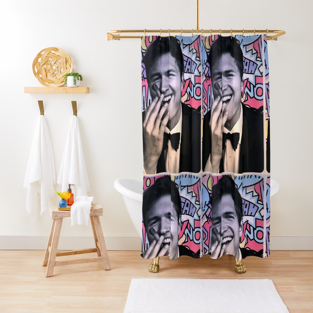 Ansel Elgort Shower Curtain