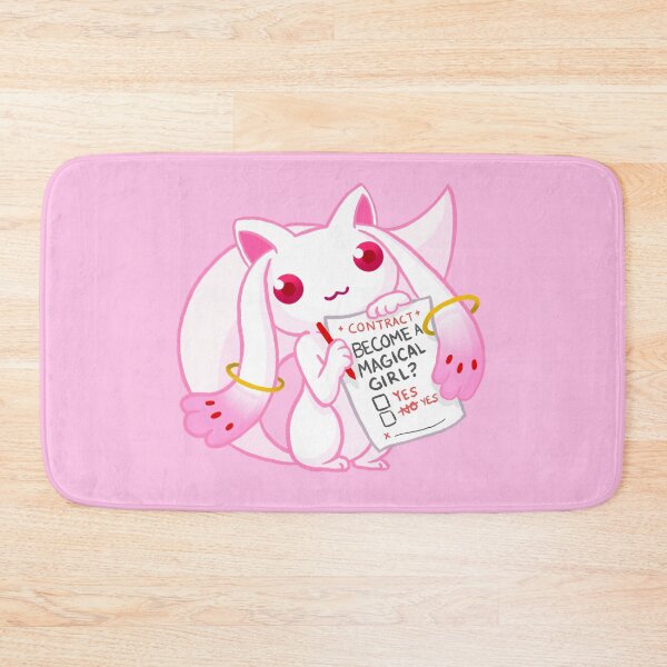 Item preview, Contract with the Devil (pastel pink kyubey) designed and sold by Opalescent Eel Shop.